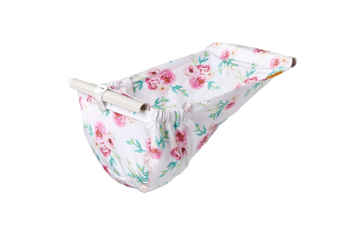 Baby Shopping Cart Hammock | Full Bloom Watercolor Floral Print