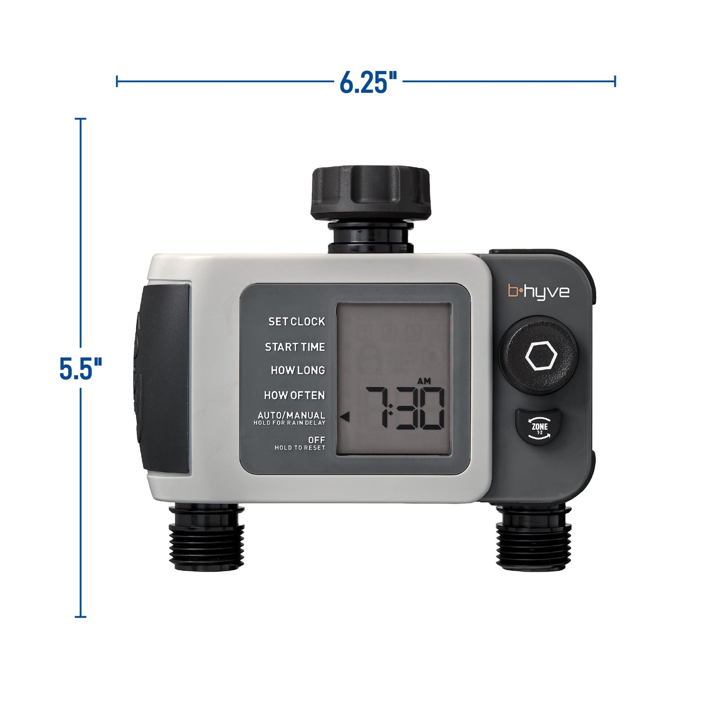 B-hyve XD Bluetooth 2-Outlet Hose Faucet Timer | 24632
