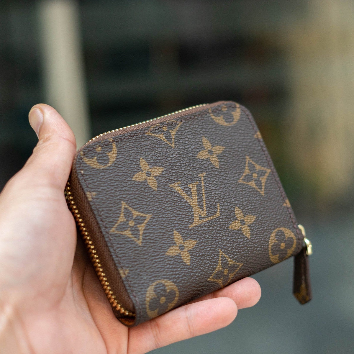 Recycled Louis Vuitton Wallet – Upcycled Luxury Card Holder 2