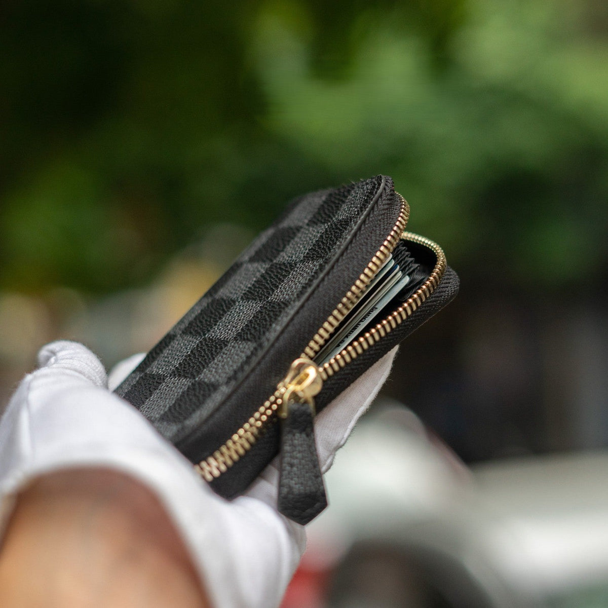 Recycled Louis Vuitton Wallet – Upcycled Luxury Card Holder 2