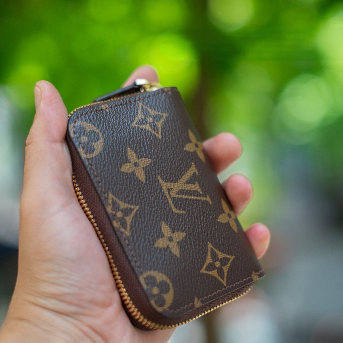 Recycled Louis Vuitton Wallet – Upcycled Luxury Card Holder 2