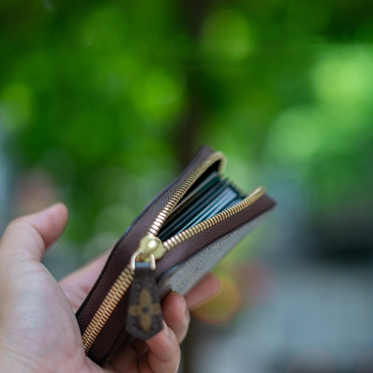 Recycled Louis Vuitton Wallet – Upcycled Luxury Card Holder 2