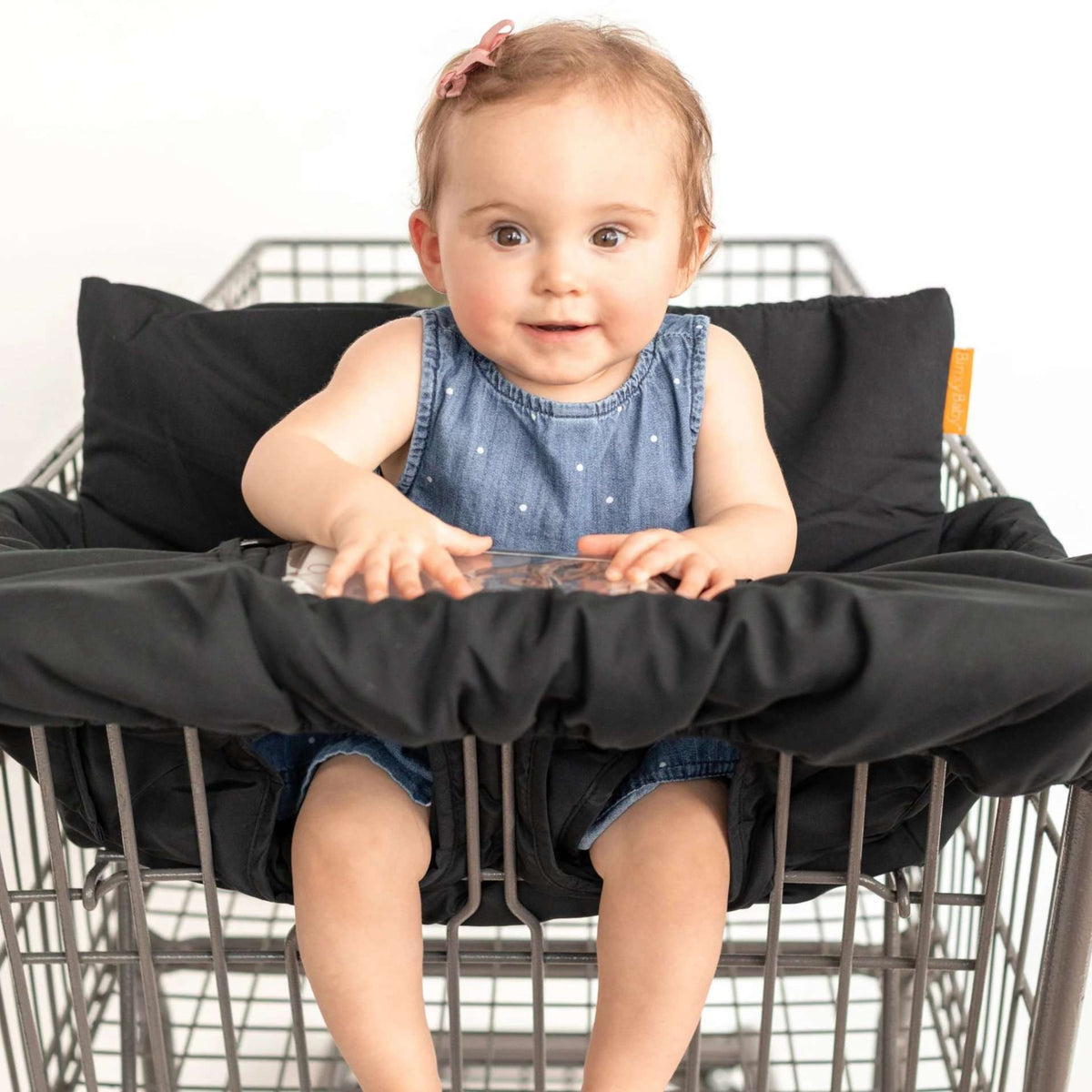 Baby Shopping Cart Cover | Black Fabric