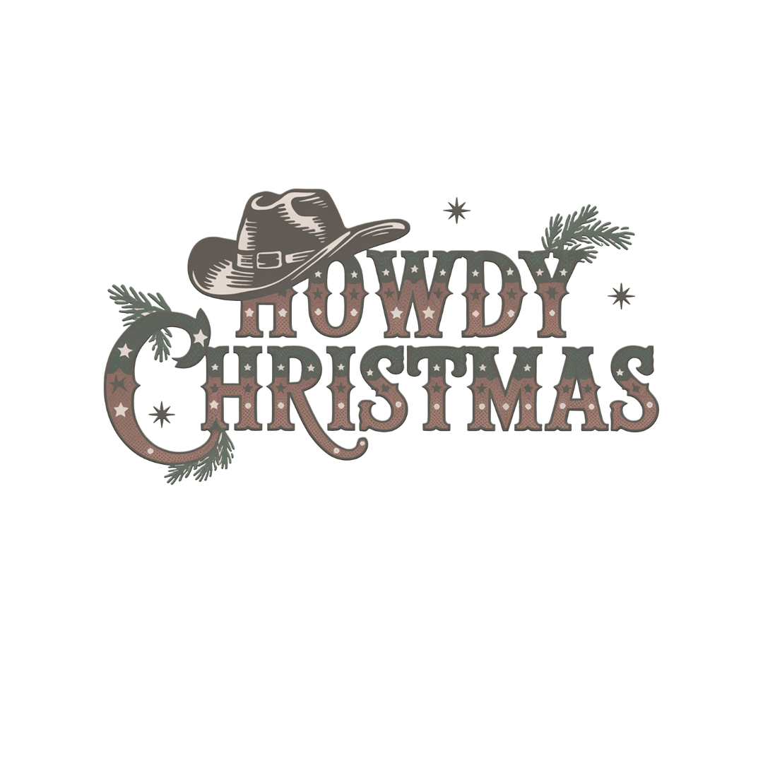 graphic tee | howdy christmas