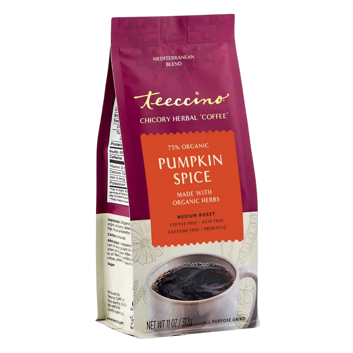 Pumpkin Spice Chicory Herbal Coffee