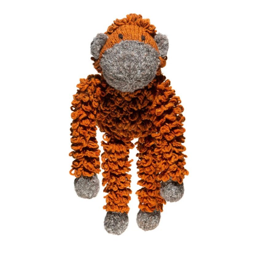 Wool Knit Buddy  | Opal the Orangutan