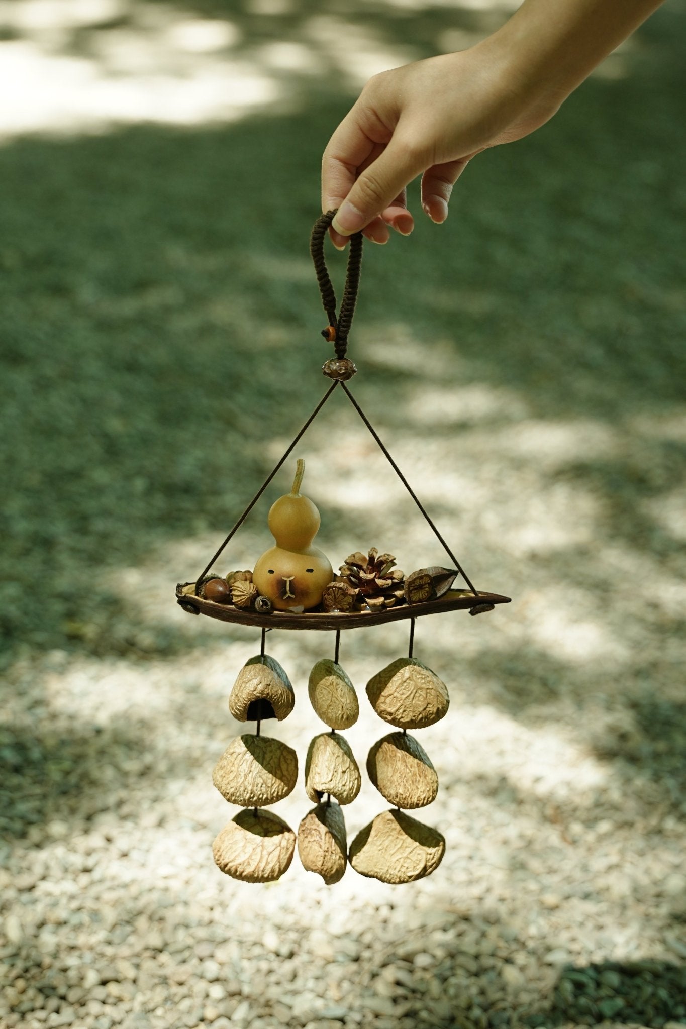 "Lucky Gourd Ark" Gourd Seed Wind Chime