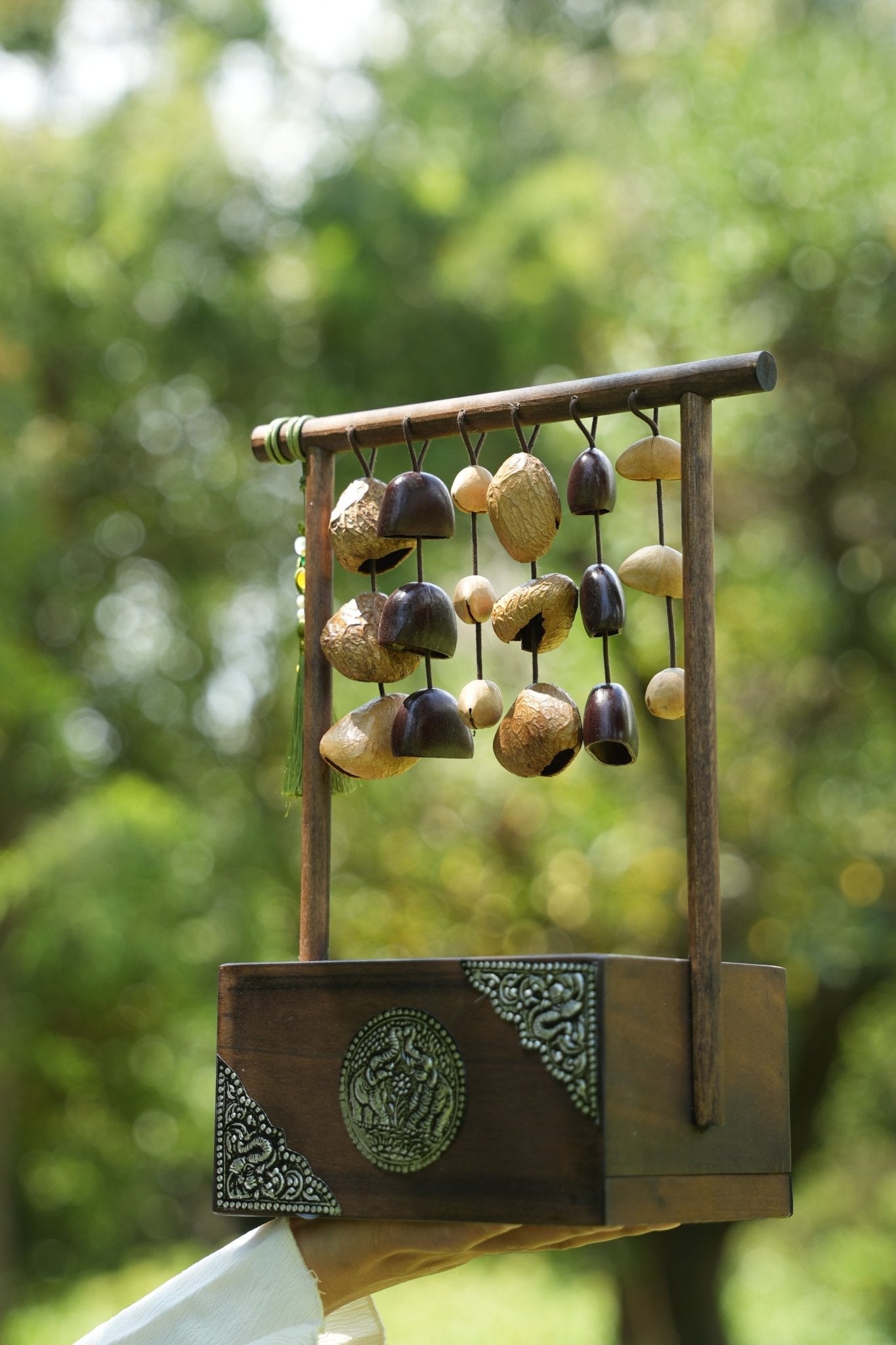 "Zen Sanctuary" Wood Tissue Box
